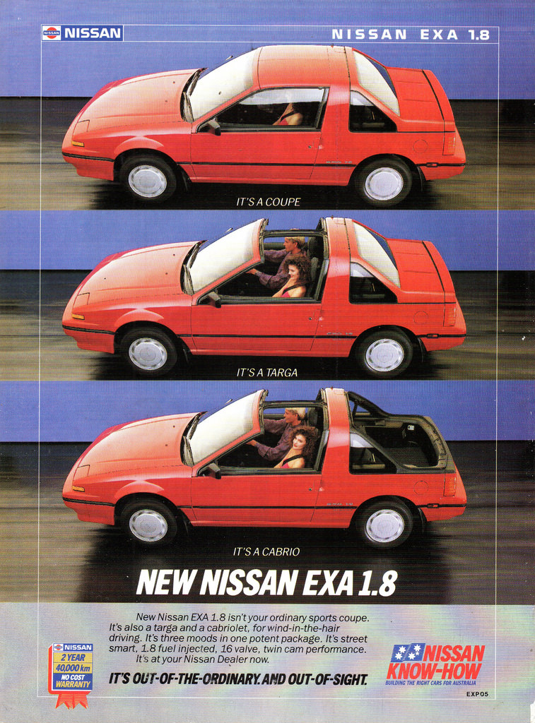 1989 Nissan EXA 1.8 Litre Coupe Targa Cabrio N13